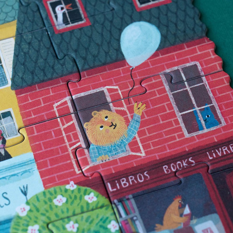 puzzle i joc d'observar i inventar històries